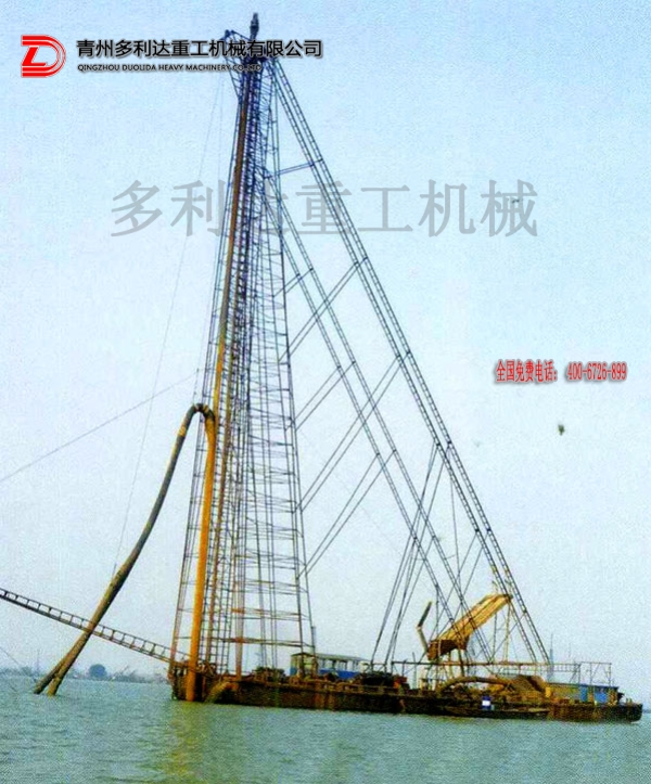 大型钻探式抽沙船