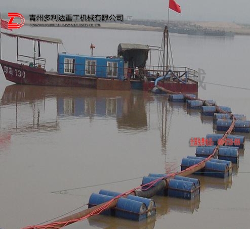 远距离抽沙工作场景